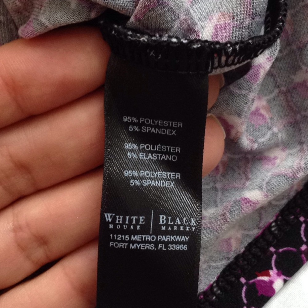 WHBM PURPLE TOP - Picture 4 of 6
